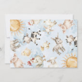 Einladung zur Geburtstagspartei von Rotbarsche (Rückseite)