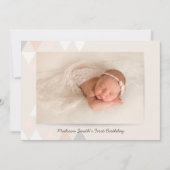 Einladung zur Geburtstagspartei von Simple Geometr (Vorderseite)