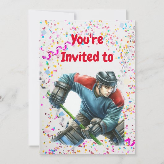 Einladung zur Geburtstagsparty (Vorderseite)