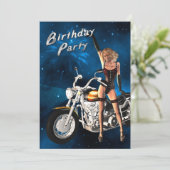 Einladung zur Geburtstagsparty (Stehend Vorderseite)