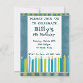 Einladung zur Geburtstagsparty (Vorderseite)