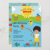 Einladung zur Geburtstagsparty (Vorne/Hinten)