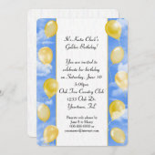 Einladung zur Geburtstagsparty (Vorne/Hinten)