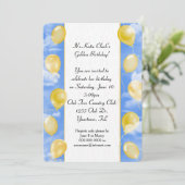 Einladung zur Geburtstagsparty (Stehend Vorderseite)