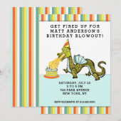 Einladung zur Geburtstagsparty (Vorne/Hinten)