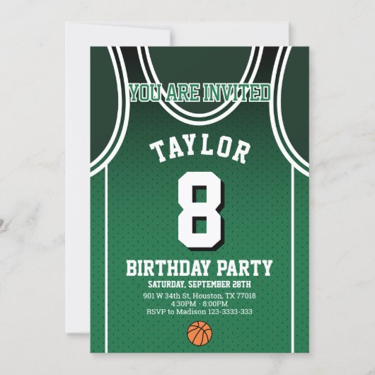 Einladung zur Geburtstagsparty (Vorderseite)