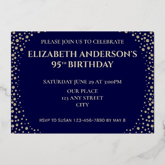 Einladung zur Geburtstagsparty (Rückseite)