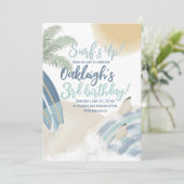 Einladung zur Geburtstagsparty (Stehend Vorderseite)