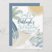 Einladung zur Geburtstagsparty (Vorne/Hinten)