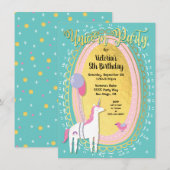 Einladung zur Geburtstagsparty (Vorne/Hinten)