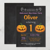 Einladung zur Geburtstagsparty (Vorne/Hinten)