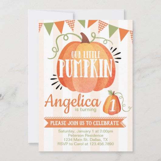 Einladung zur Geburtstagsparty (Vorderseite)