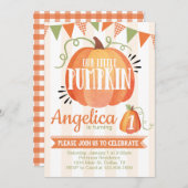 Einladung zur Geburtstagsparty (Vorne/Hinten)