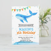 Einladung zur Geburtstagsparty (Stehend Vorderseite)