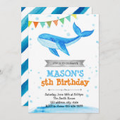 Einladung zur Geburtstagsparty (Vorne/Hinten)