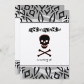 Einladung zur Geburtstagsparty (Vorne/Hinten)