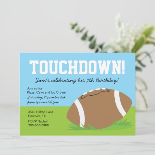 Einladung zur Geburtstagsparty (Stehend Vorderseite)