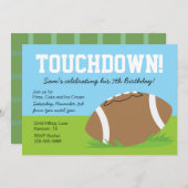 Einladung zur Geburtstagsparty (Vorne/Hinten)