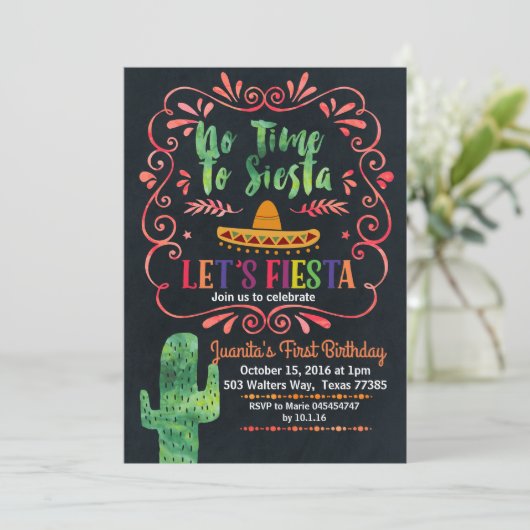 Einladung zur Geburtstagsparty (Stehend Vorderseite)