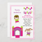 Einladung zur Geburtstagsparty (Vorne/Hinten)