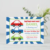 Einladung zur Geburtstagsparty (Stehend Vorderseite)