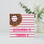 Einladung zur Geburtstagsparty (Stehend Vorderseite)