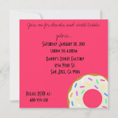 Einladung zur Geburtstagsparty (Rückseite)