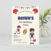 Einladung zur Geburtstagsparty (Stehend Vorderseite)