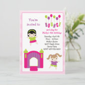 Einladung zur Geburtstagsparty (Stehend Vorderseite)