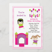 Einladung zur Geburtstagsparty (Vorne/Hinten)