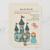 Einladung zur Geburtstagsparty (Vorne/Hinten)