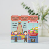 Einladung zur Geburtstagsparty (Stehend Vorderseite)