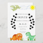 Einladung zur Geburtstagsparty (Vorne/Hinten)