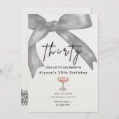 Einladung zur Geburtstagsparty (Vorne/Hinten)