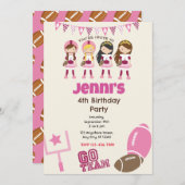 Einladung zur Geburtstagsparty (Vorne/Hinten)