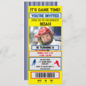 Einladung zur Geburtstagsparty (Vorne/Hinten)