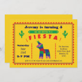 Einladung zur Geburtstagsparty (Vorne/Hinten)