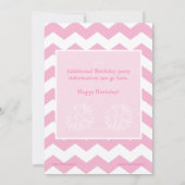 Einladung zur Geburtstagsparty (Rückseite)