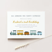 Einladung zur Geburtstagsparty der Vintagen Dampfb