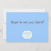 Einladung zur Geburtstagsparty des Baby Elephant (Rückseite)