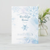 Einladung zur Geburtstagsparty "Frozen" (Stehend Vorderseite)