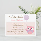 Einladung zur Geburtstagsparty für Mädchen (Stehend Vorderseite)