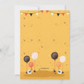 Einladung zur Geburtstagsparty Halloween (Rückseite)