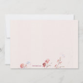 Einladung zur Geburtstagsparty im Frühling (Rückseite)