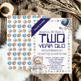 Einladung zur Geburtstagsparty im Weltraum nach Ma