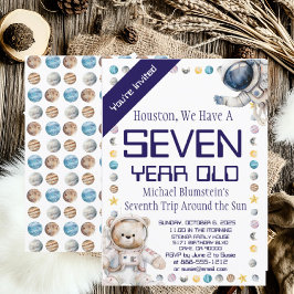 Einladung zur Geburtstagsparty im Weltraum nach Ma