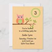 Einladung zur Geburtstagsparty (#INV004) (Vorderseite)