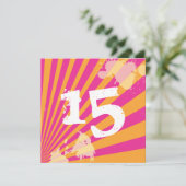 Einladung zur Geburtstagsparty| Mädchen (Stehend Vorderseite)