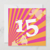 Einladung zur Geburtstagsparty| Mädchen (Vorderseite)