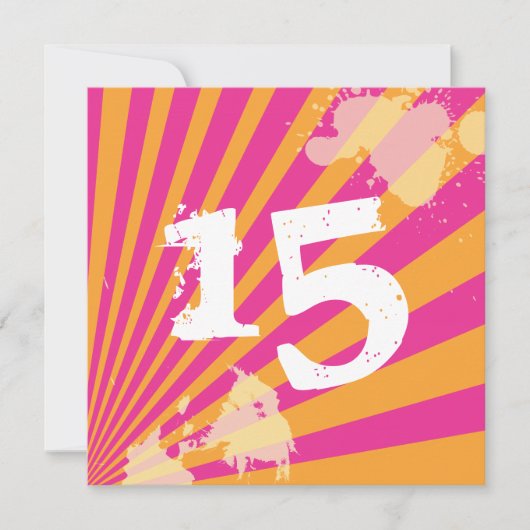 Einladung zur Geburtstagsparty| Mädchen (Vorderseite)